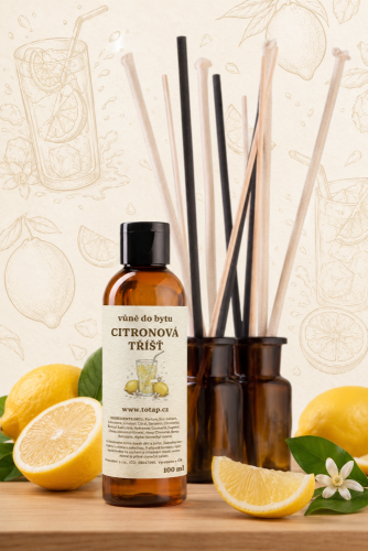 Citronová tříšť do bytu - Varianta:: 100 ml doplnění