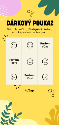Stírací dárkový poukaz Parfém 50 ml