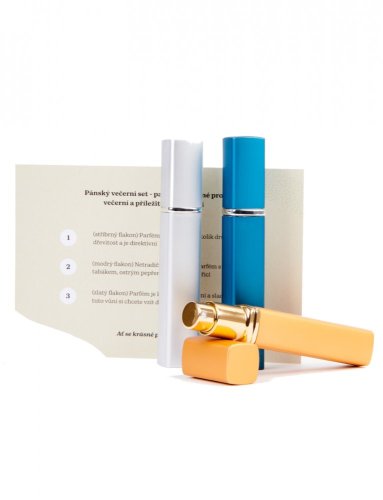 Pánský večerní set (3 x 10 ml parfému)