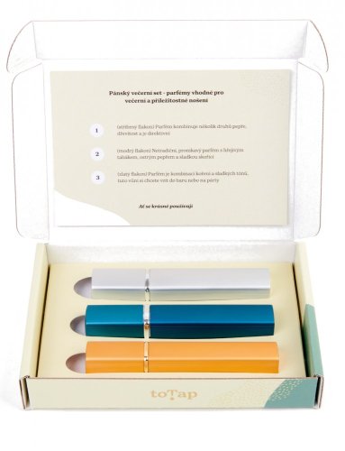 Pánský večerní set (3 x 10 ml parfému)