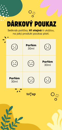 Stírací dárkový poukaz Parfém 30 ml