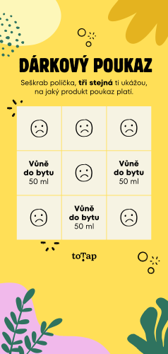 Stírací dárkový poukaz Vůně do bytu 50 ml