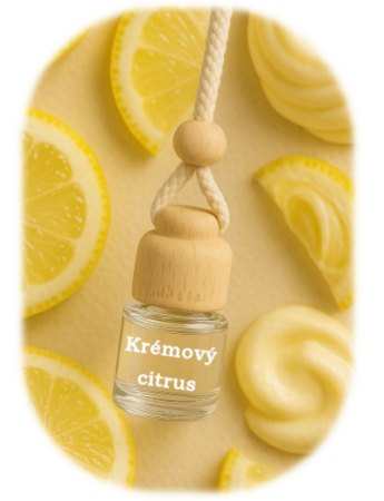 Krémový citrus do auta